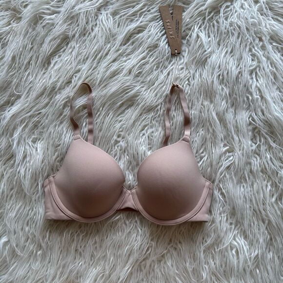 Skims Fits Everybody T-Shirt Bra Mica Size 32C - Picture 1 of 5
